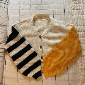 Urban Outfitters Multicolor Cropped Sweater